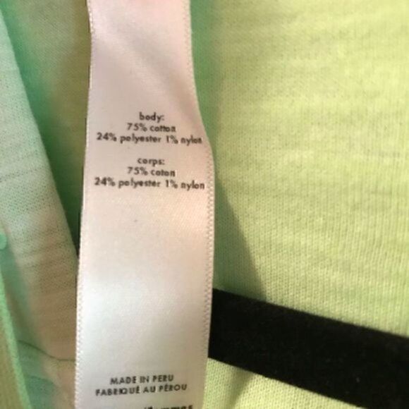 NWOT.Lucy Lime Green Sweatshirt Hoodie. Thumb hole - Picture 5 of 6
